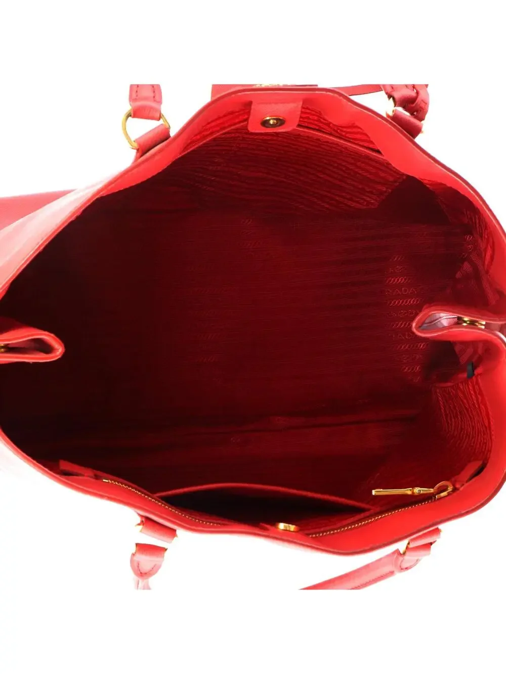Prada Lux Open Tote Saffiano Leather #340214P12B
